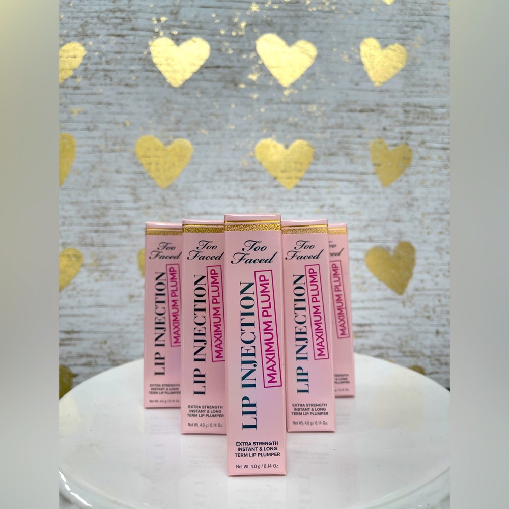 3 New In the Box Too Faced Lip Injection Maximum Plumping Glosses